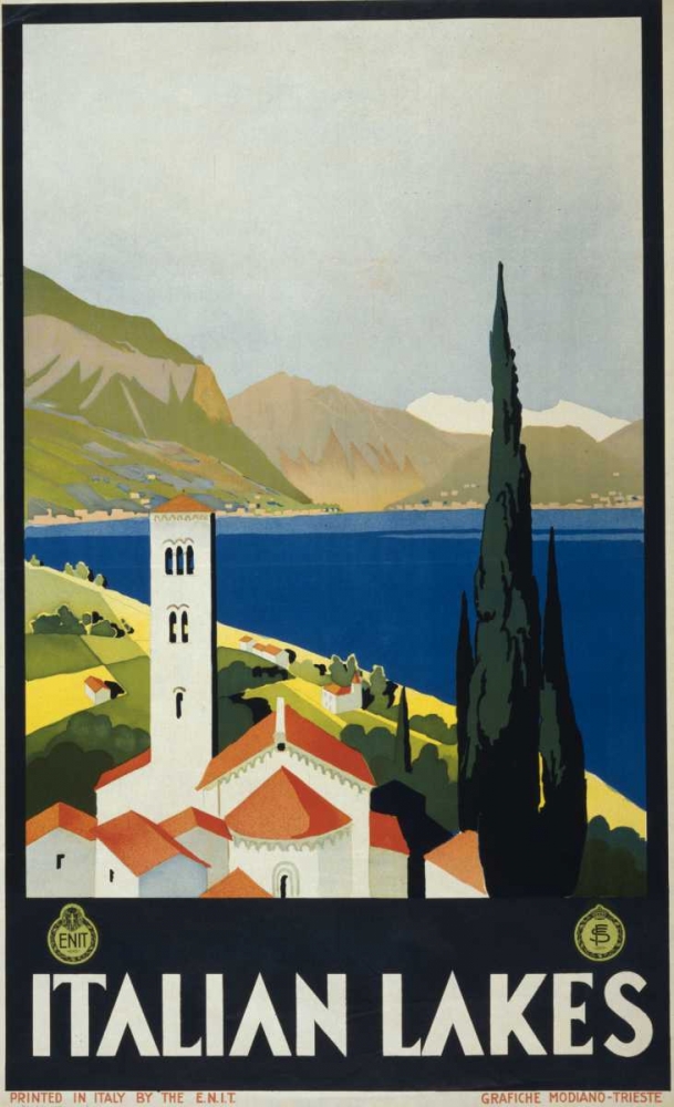 Italian Lakes art print by PI Collection for $57.95 CAD