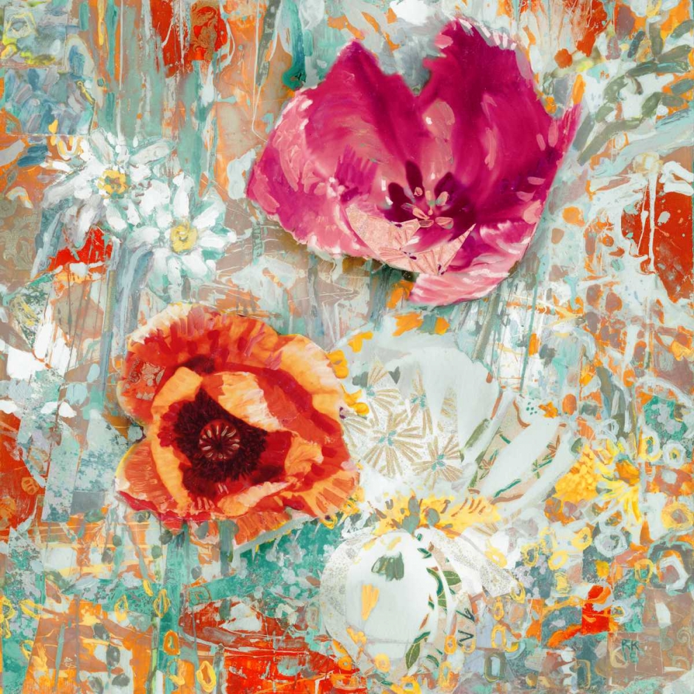 Flower Gathering I art print by Rea Kelly for $57.95 CAD