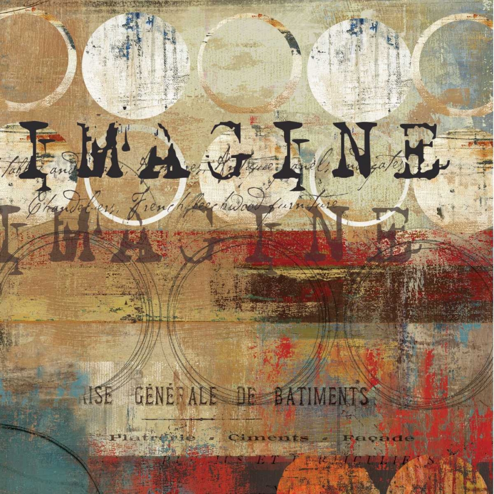 Imagine - Mini art print by Tom Reeves for $57.95 CAD