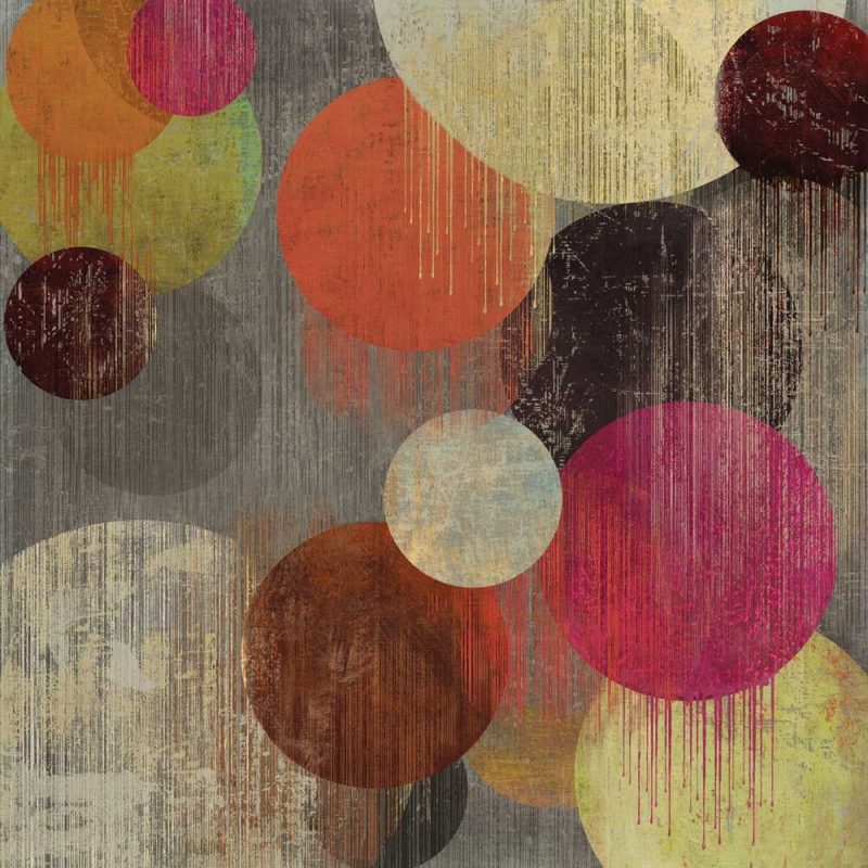 Magenta Bubbles II art print by Tom Reeves for $57.95 CAD