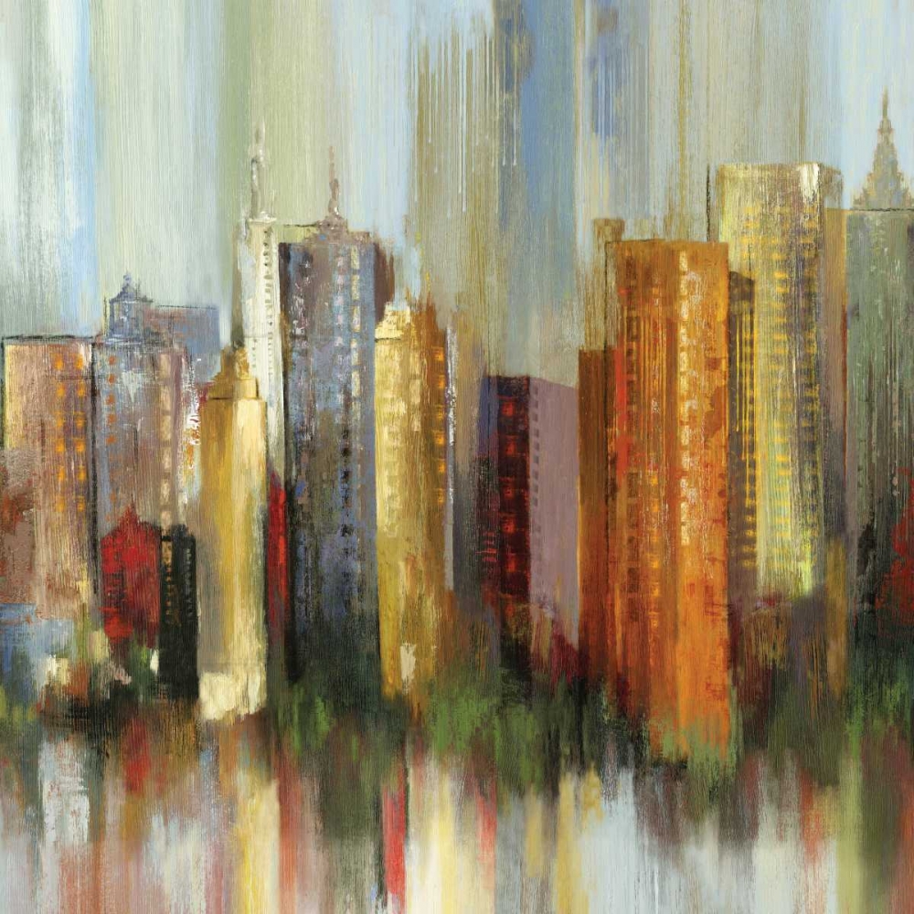Metropolis II - Mini art print by Tom Reeves for $57.95 CAD
