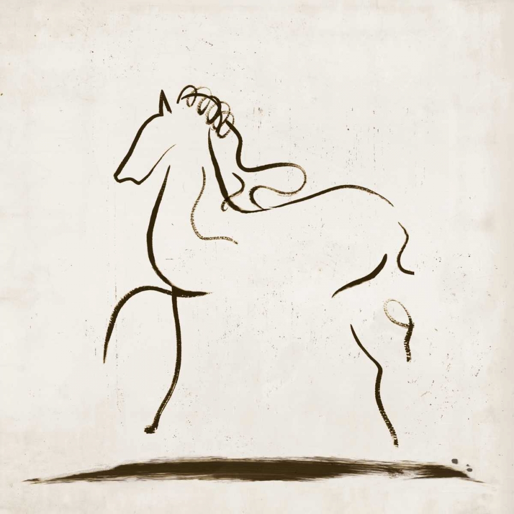 Horse I art print by Tom Reeves for $57.95 CAD
