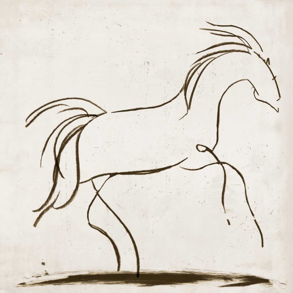 Horse II art print by Tom Reeves for $57.95 CAD