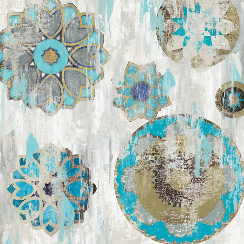 Suzani Blue II art print by Tom Reeves for $57.95 CAD
