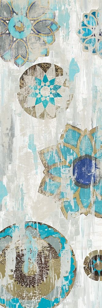 Suzani Blue III art print by Tom Reeves for $57.95 CAD