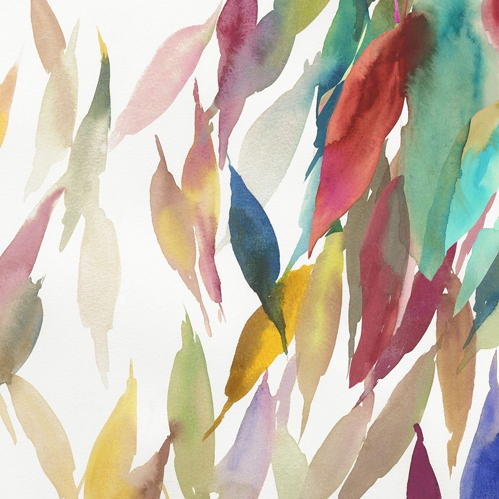 Fallen Colorful Leaves II art print by Tom Reeves for $57.95 CAD