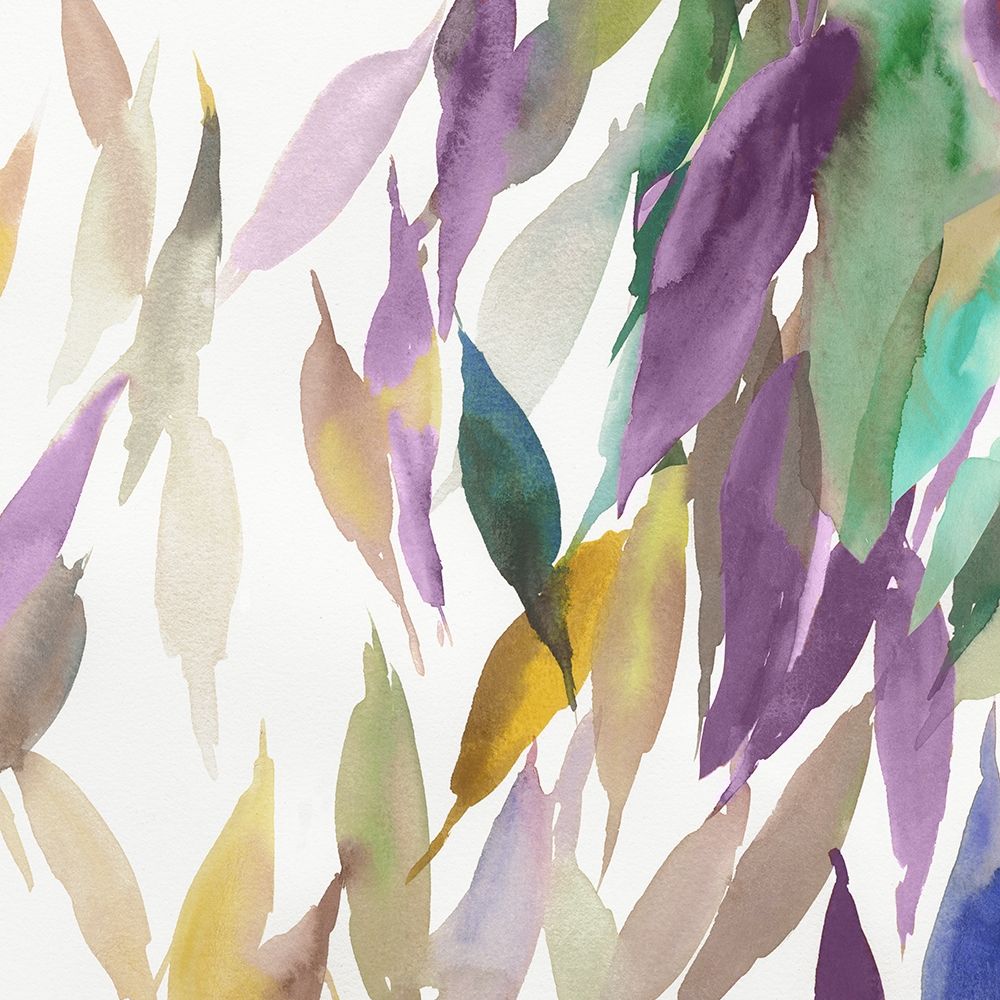 Fallen Colorful Leaves II Violet Version art print by Tom Reeves for $57.95 CAD