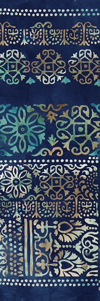 Indigo Damask I art print by Tom Reeves for $57.95 CAD
