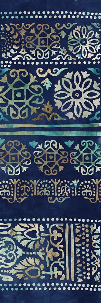 Indigo Damask II art print by Tom Reeves for $57.95 CAD
