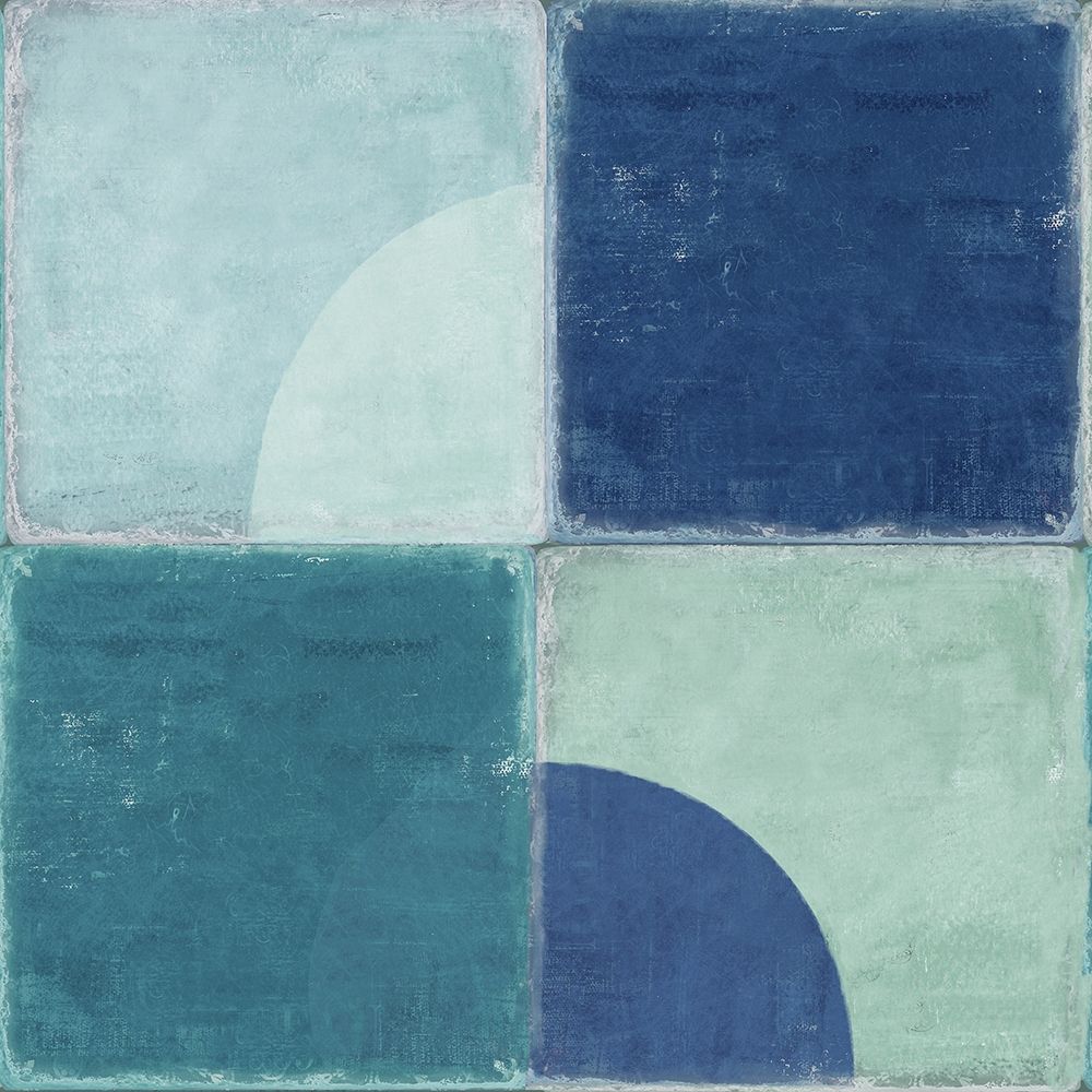 Blue Tiles III art print by Tom Reeves for $57.95 CAD