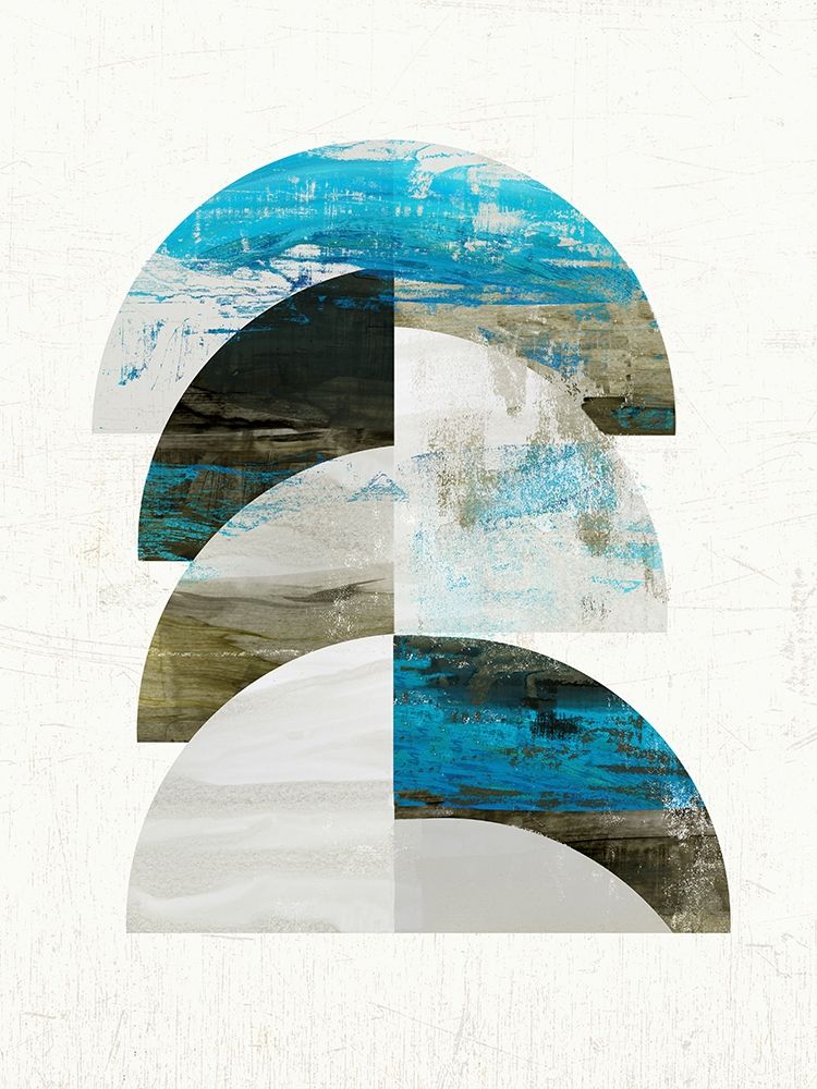 Geometric Tide I art print by Tom Reeves for $57.95 CAD