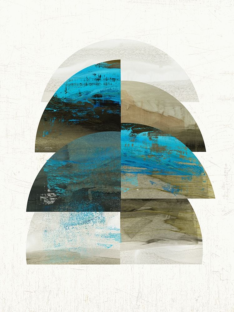 Geometric Tide II art print by Tom Reeves for $57.95 CAD