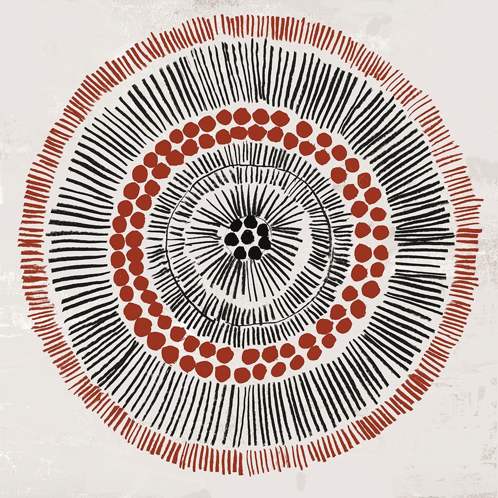 Round Tribal I art print by Tom Reeves for $57.95 CAD
