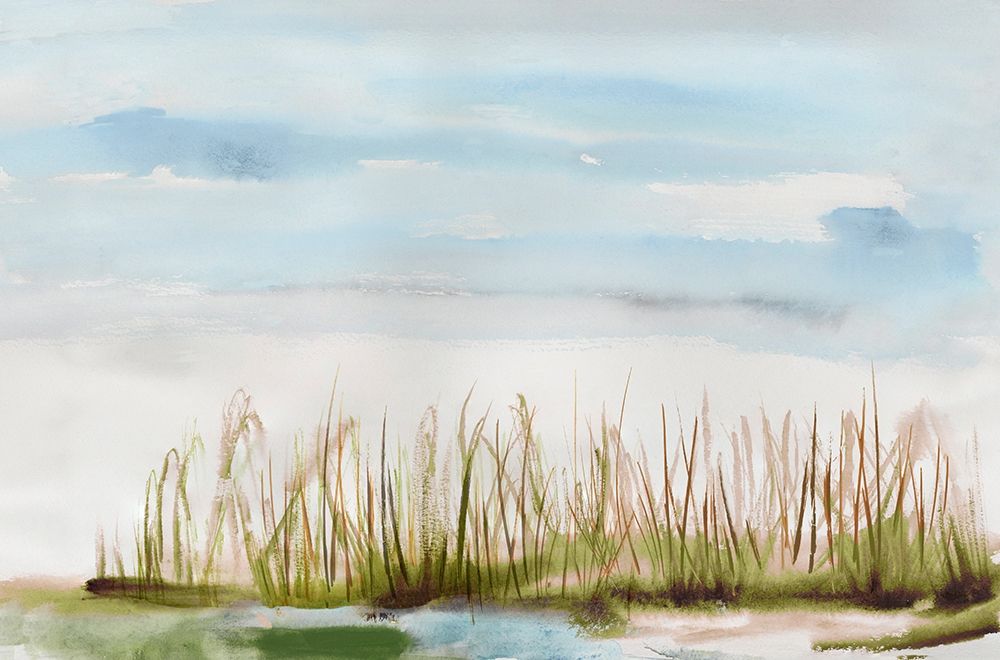 Watercolor Landscape art print by Tom Reeves for $57.95 CAD