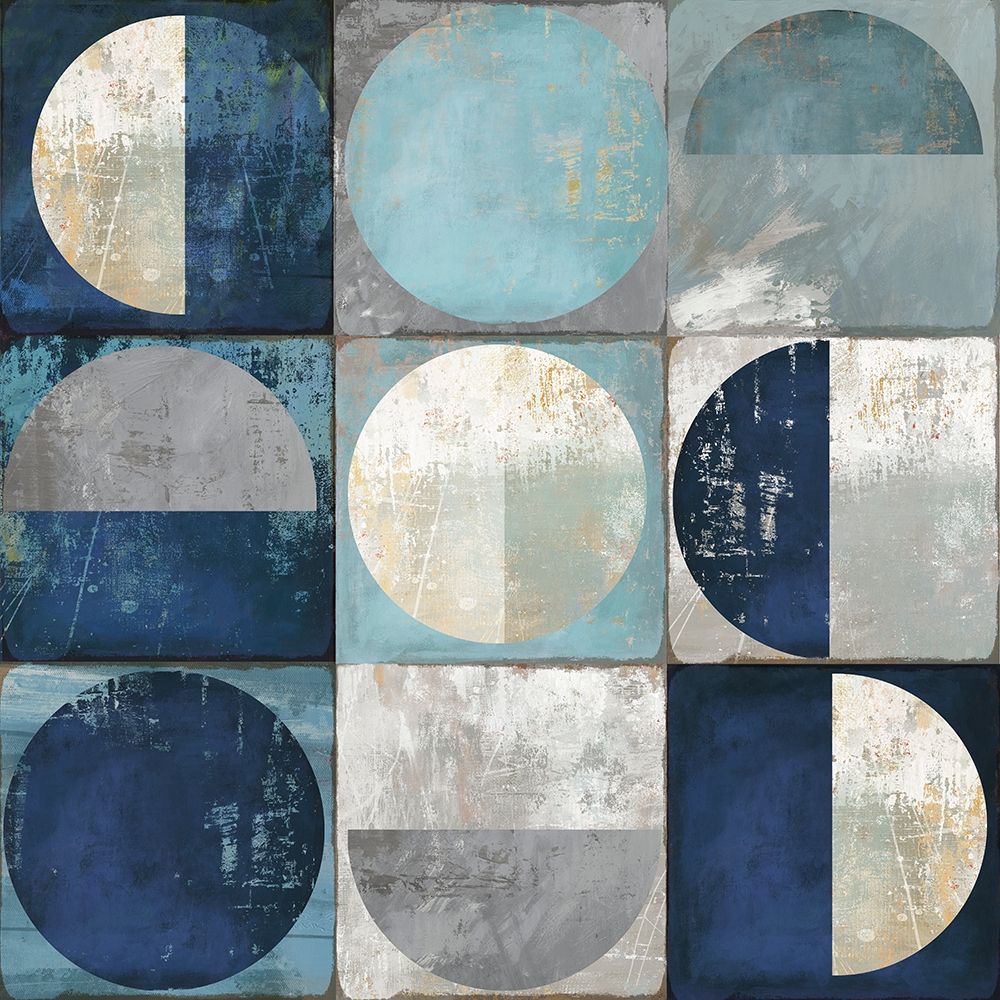 Teal Crescent art print by Tom Reeves for $57.95 CAD