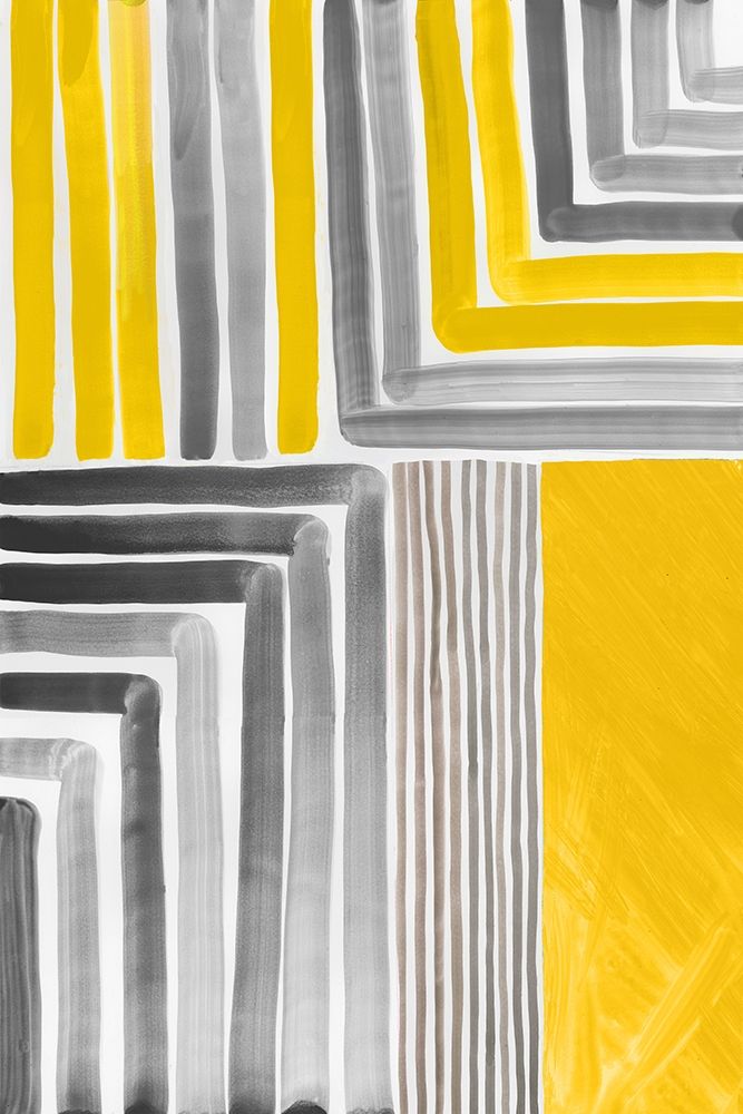 Yellow Mikado I art print by Tom Reeves for $57.95 CAD