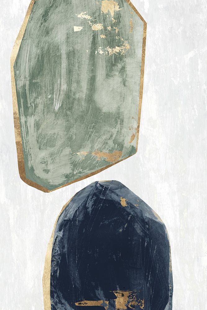 Stones I Blue Version art print by Tom Reeves for $57.95 CAD