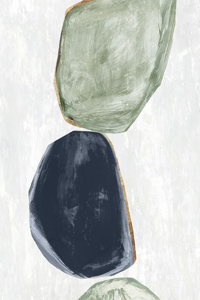 Stones II Blue Version art print by Tom Reeves for $57.95 CAD