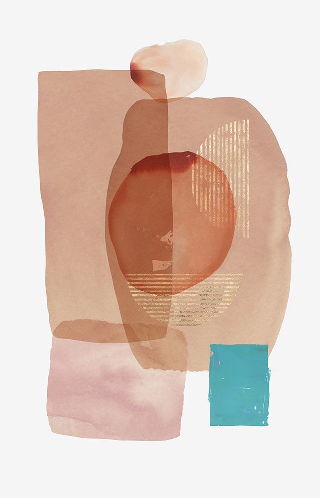 Pink Colour Blocks I art print by Tom Reeves for $57.95 CAD