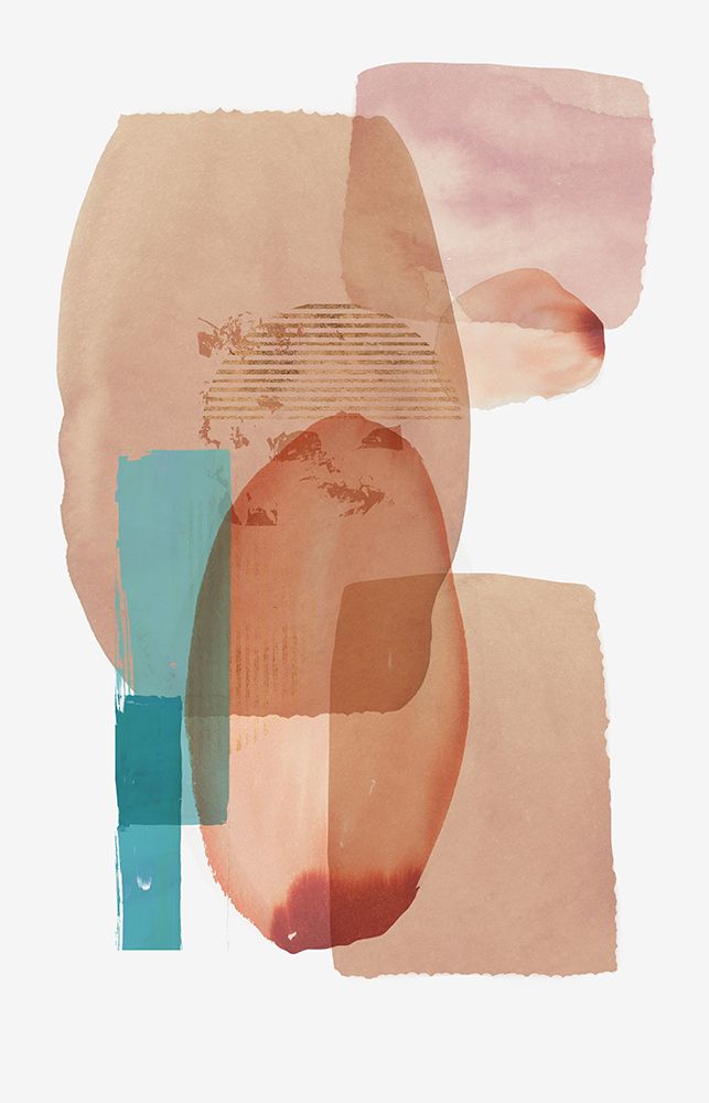 Pink Colour Blocks II art print by Tom Reeves for $57.95 CAD