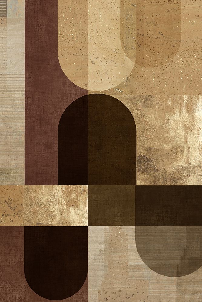Golden Geo I art print by Tom Reeves for $57.95 CAD