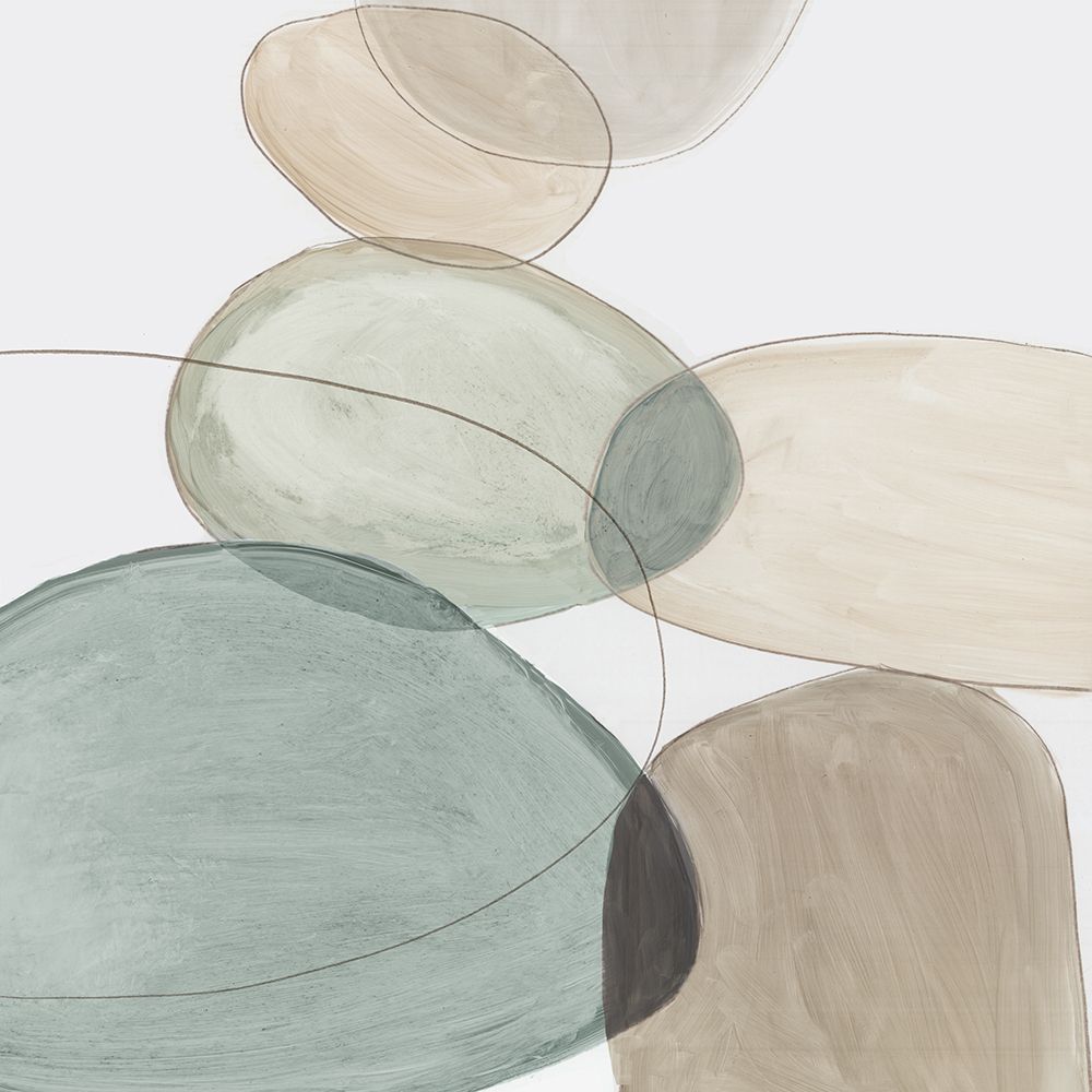 Pebble Stones I art print by Tom Reeves for $57.95 CAD