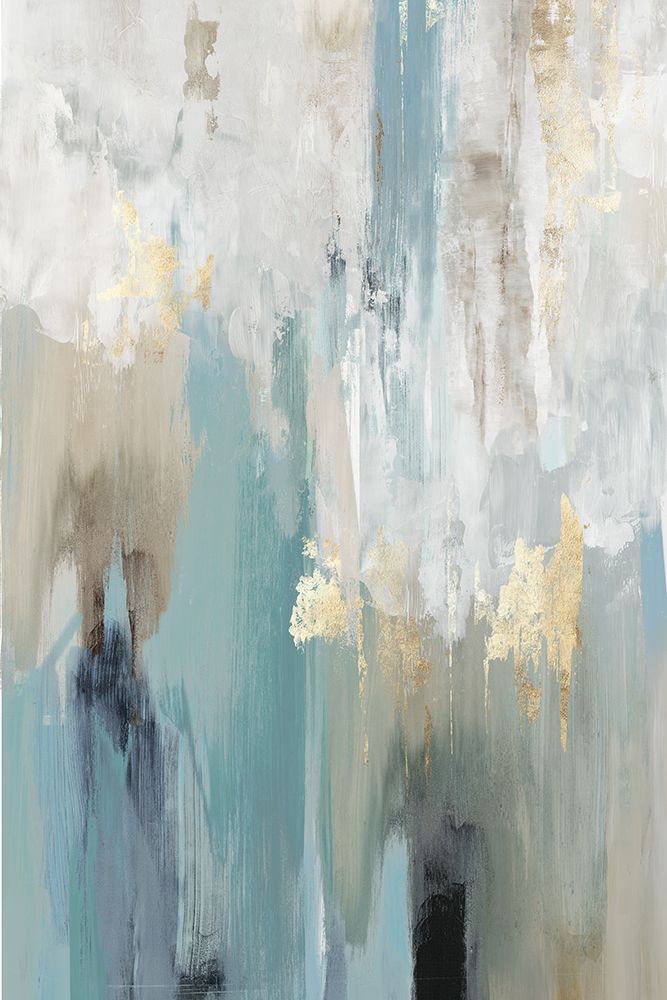 Teal Cascade art print by Tom Reeves for $57.95 CAD