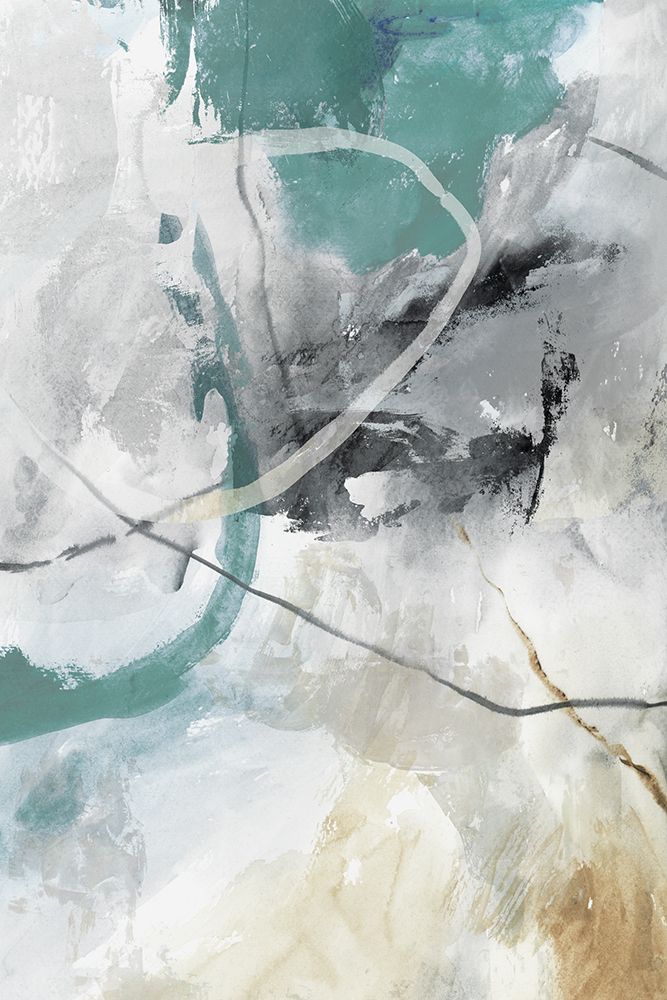 Enigmatic Teal I art print by Tom Reeves for $57.95 CAD