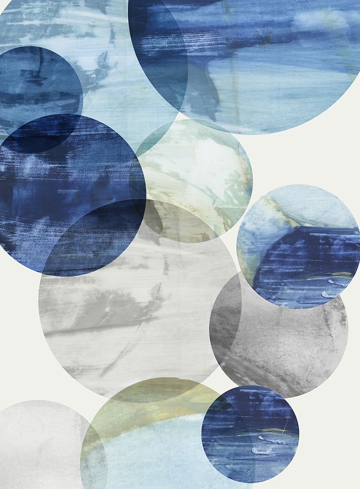 Blue Orbs in Motion II art print by Tom Reeves for $57.95 CAD