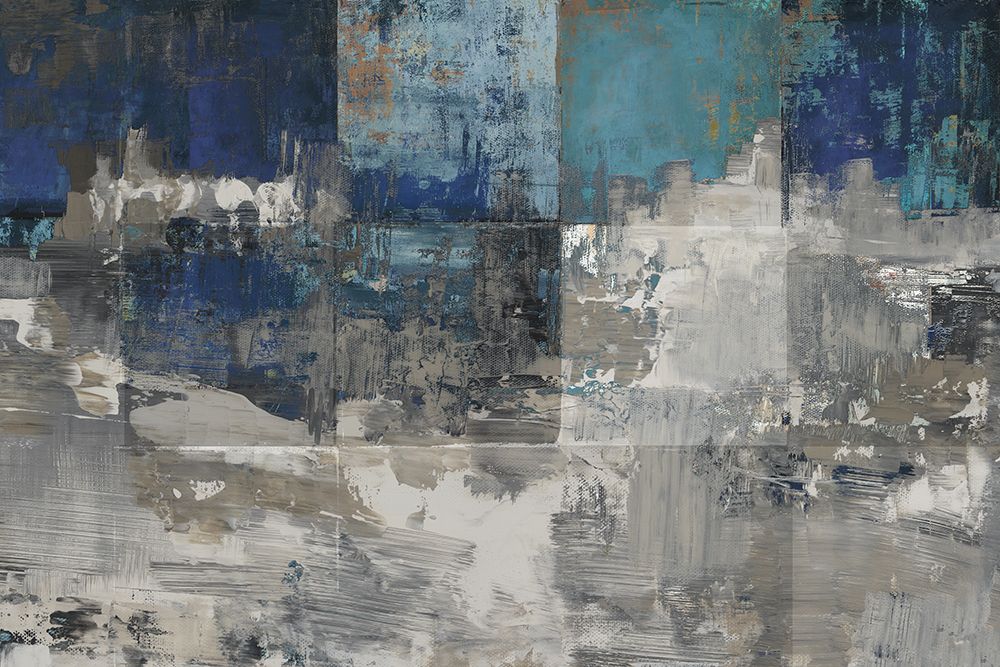 Blue Mosaic Magic art print by Tom Reeves for $57.95 CAD