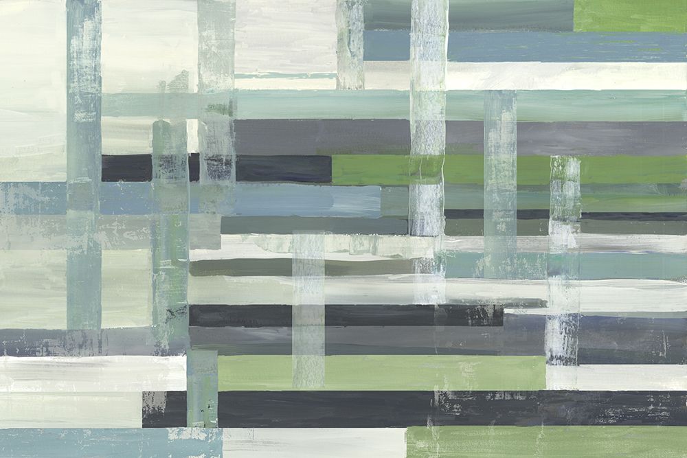 Plaid Green art print by Tom Reeves for $57.95 CAD