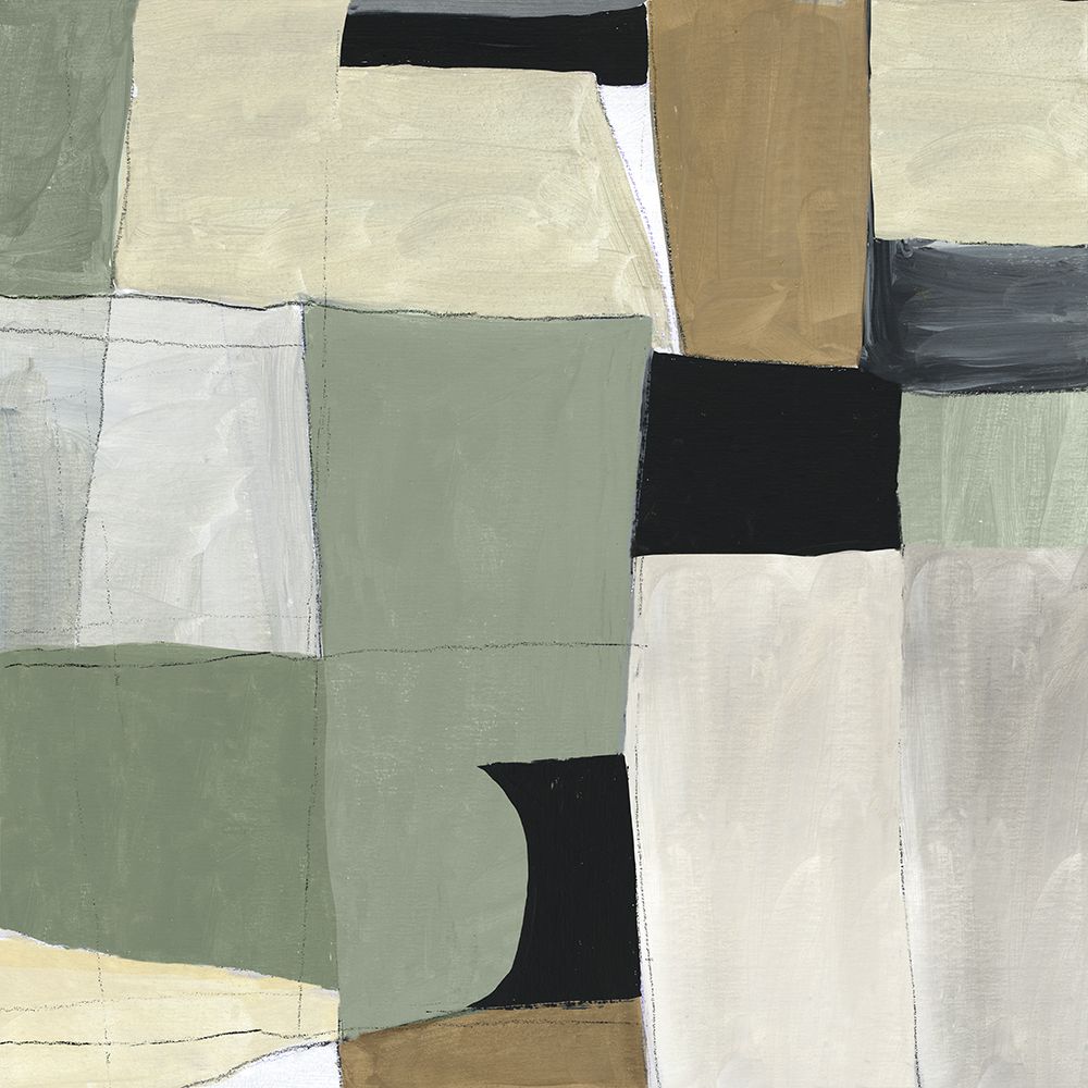 Soft Green Composition II art print by Tom Reeves for $57.95 CAD