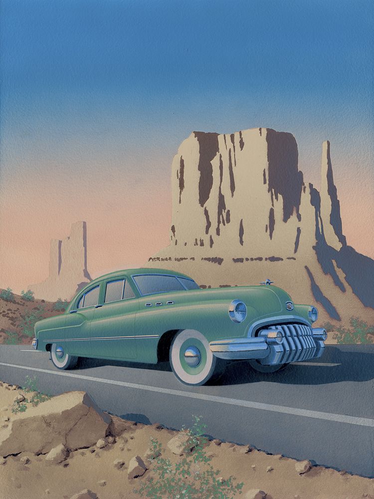 Monument Valley art print by Richard Courtney for $57.95 CAD
