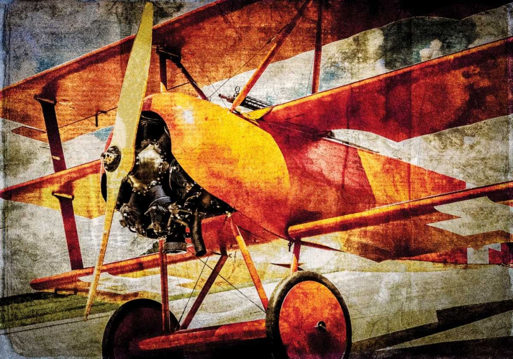 Fokker Tri art print by Richard James for $57.95 CAD