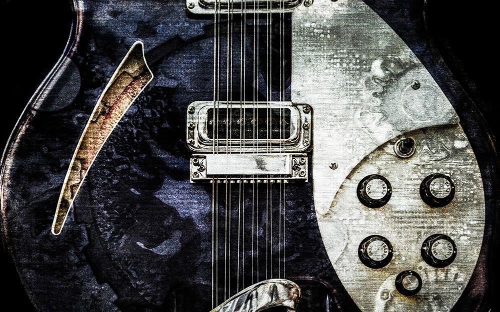 Grungy Rickenb art print by Richard James for $57.95 CAD