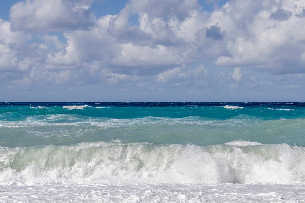 Crashing Blue Waves art print by Richard Silver for $57.95 CAD