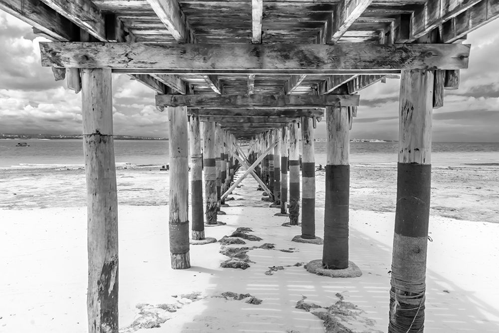 Wooden Beach Walk art print by Richard Silver for $57.95 CAD