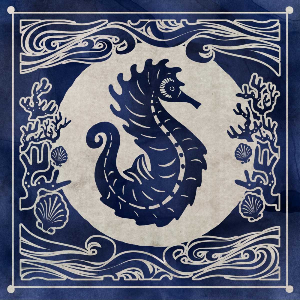 Ink Seahorse art print by Edward Selkirk for $57.95 CAD