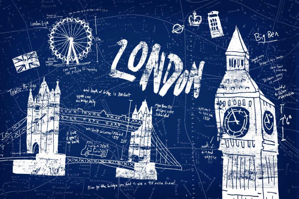 London Blue art print by Edward Selkirk for $57.95 CAD