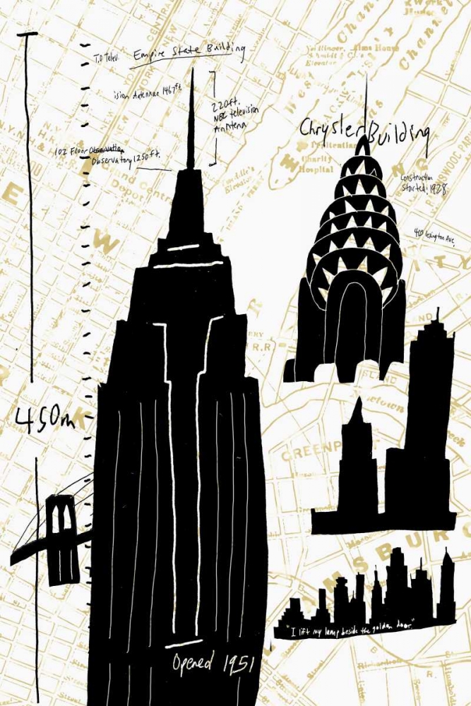 NY Deco I art print by Edward Selkirk for $57.95 CAD