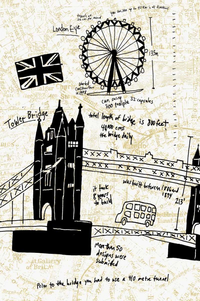 London Gold I art print by Edward Selkirk for $57.95 CAD