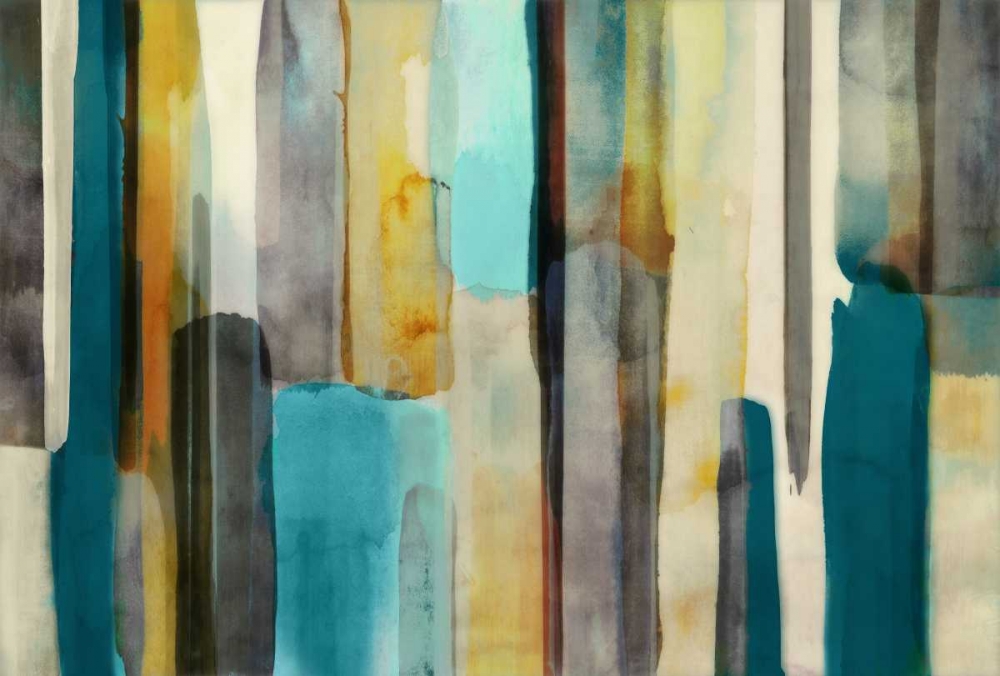 Woven in Teal - Mini art print by Edward Selkirk for $57.95 CAD