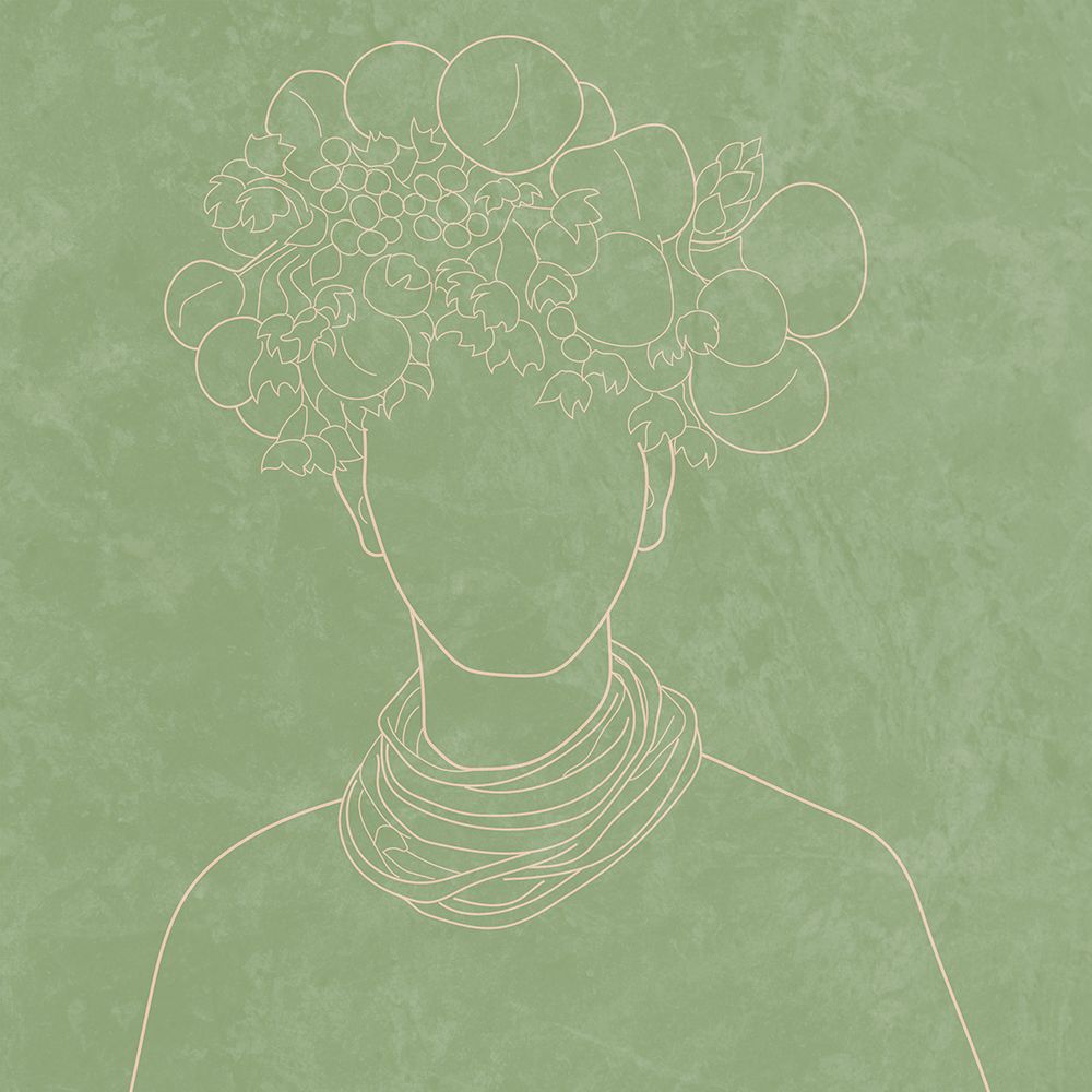 Africa Live Collection African Man Green Version art print by Sabrina Balbuena for $57.95 CAD