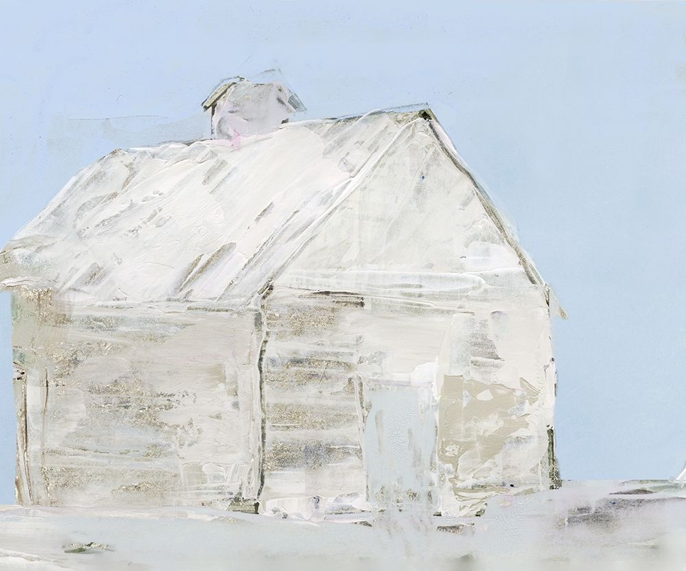 Winter Barn I art print by Stellar Design Studio for $57.95 CAD