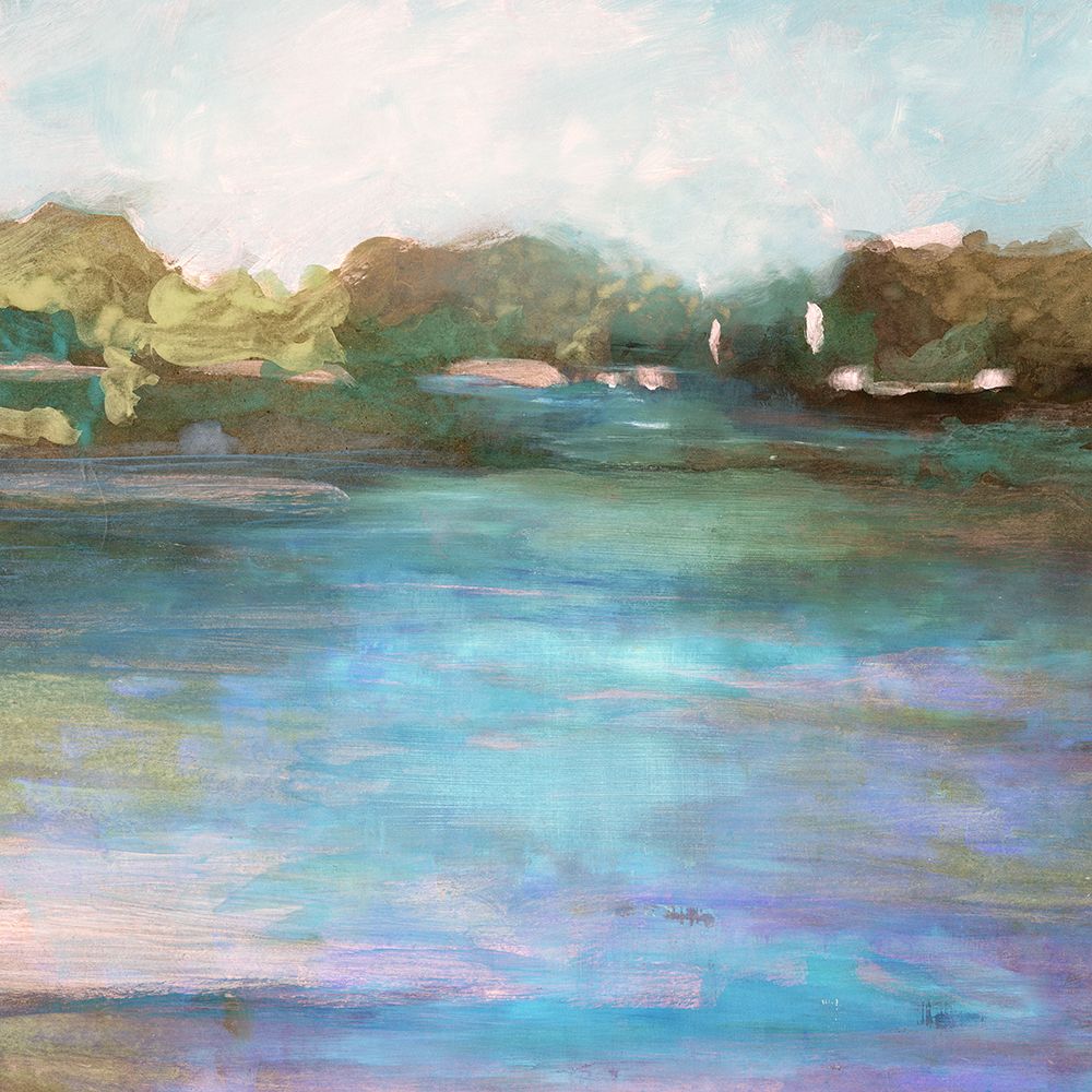 Mid Day Pond II art print by Stellar Design Studio for $57.95 CAD