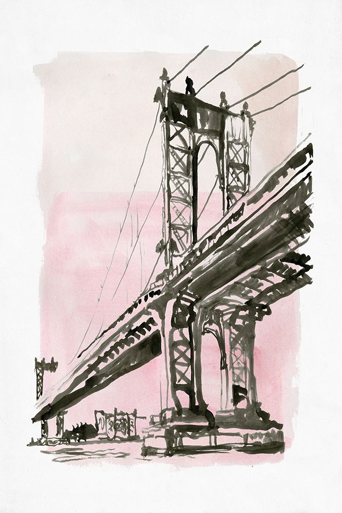 New York Bridge II art print by Stellar Design Studio for $57.95 CAD