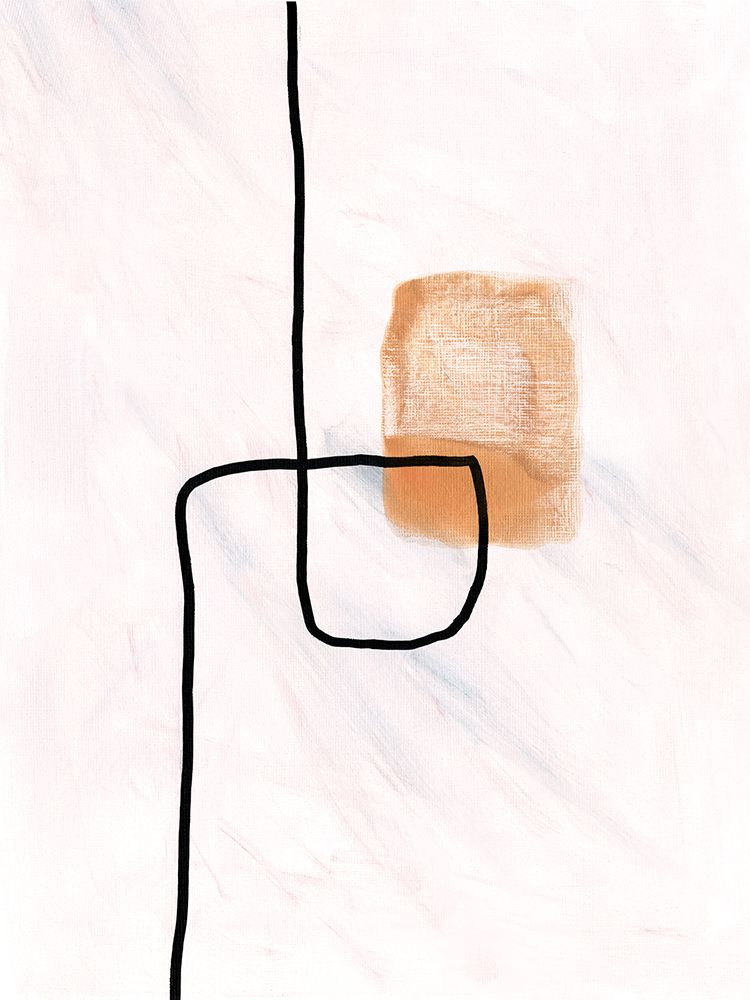 Textured Line Gold I art print by J:L Design for $57.95 CAD