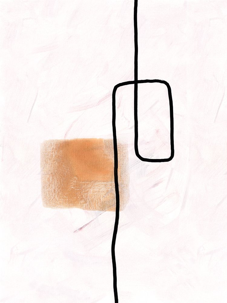 Textured Line Gold III art print by J:L Design for $57.95 CAD