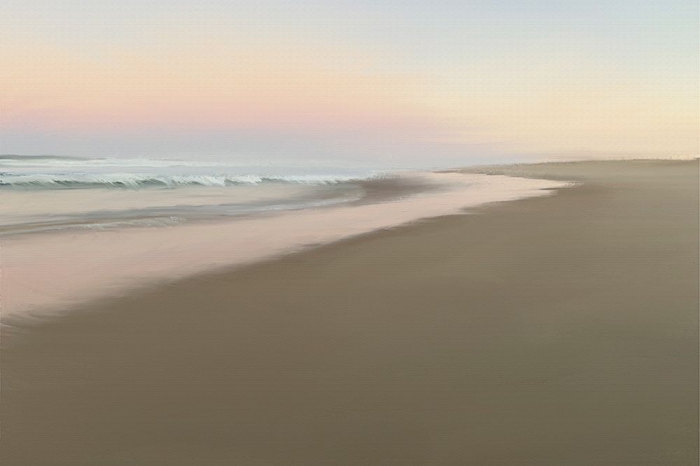 Soft Beach Embrace art print by J:L Design for $57.95 CAD