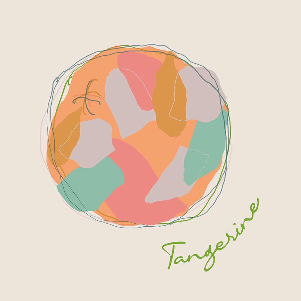 Fresh Tangerine art print by J:L Design for $57.95 CAD